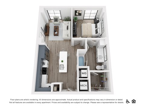 bedroom floor plan